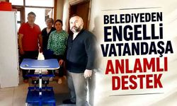 Devrek Belediyesi’nden engelli vatandaşa anlamlı destek