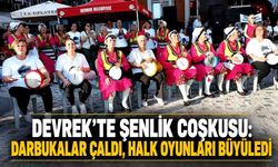 Devrek’te şenlik coşkusu: Darbukalar çaldı, halk oyunları büyüledi