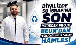 Diyalizde su israfına son verecek proje, BEUN'dan 'Sürdürülebilir Sağlık' hamlesi