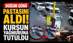 Doğum günü pastasını alır almaz kurşun yağmuruna tutuldu