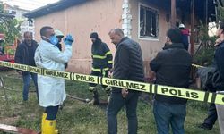 Emekli öğretmen yangında hayatını kaybetti