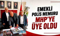 Emekli polis memuru MHP’ye üye oldu