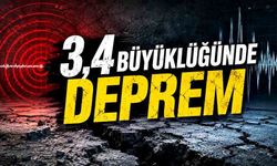 En derin uykuda sallandılar: 3,4 büyüklüğünde deprem!