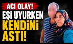 Eşi uyurken kendini asan 2 çocuk annesi öldü