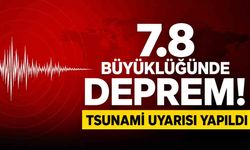 7.8 büyüklüğünde deprem! Tsunami uyarısı yapıldı