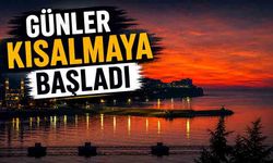 Günler kısalmaya başladı