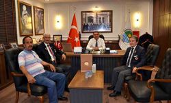 Gaziler Derneği'nden Başkan Erdem’e makamında ziyaret