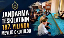 Jandarma teşkilatının 187. yılında mevlid okutuldu