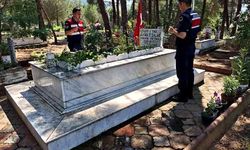 Jandarmadan şehit ailelerine vefa ziyareti