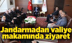 Jandarmadan Vali Osman Hacıbektaşoğlu’nu makamında ziyaret