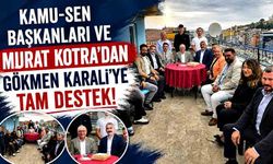 Kamu-Sen Başkanları ve Murat Kotra’dan Gökmen Karali’ye Tam Destek!