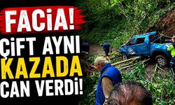 Uçuruma Yuvarlanan Kamyonet Karı Kocayı Hayattan Kopardı