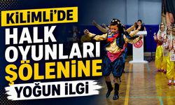Kilimli'de halk oyunları şölenine yoğun ilgi