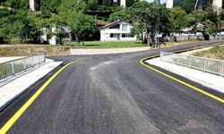 Köylerde yol çizgi çalışmaları tamamlanıyor