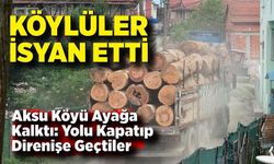 Devrek’te Köylüler İsyan Edip Yolu Kapattı!