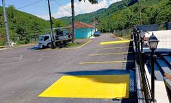 Kurtsuyu Köyü'nde trafik güvenliği artırıldı