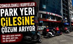 Zonguldaklı Kuryeler Park Yeri Çilesine Çözüm Arıyor