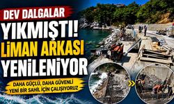 Zonguldak Liman arkasında çalışma sürüyor