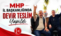 MHP İl Başkanlığında devir teslim yapıldı