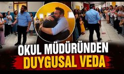 Okul müdüründen duygusal veda