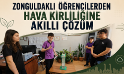 Zonguldaklı öğrencilerden hava kirliliğine akıllı çözüm