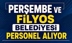 Perşembe ve Filyos belediyesi personel alıyor