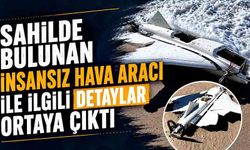 Sahilde bulunan insansız hava aracı ile ilgili detaylar ortaya çıktı
