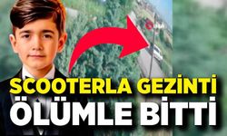 Scooterla seyir halindeki çocuğa hafif ticari araç çarptı