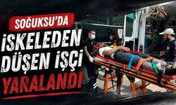 Soğuksu'da iskeleden düşen işçi yaralandı