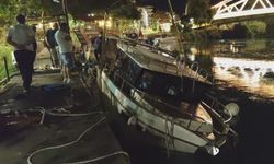 Su alarak batmaya başlayan tekne SAK ekiplerince çıkarıldı