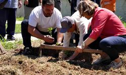 Tarım Akademisi'nin fideleri yaşlıların ellerinde hayat buldu