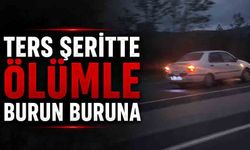 Ters şeritte ölümle burun buruna:  Tırla kafa kafaya çarpışacaktı!