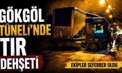 Gökgöl Tüneli'nde Tır Dehşeti: Kupası Yan Döndü, Ulaşım Kilitlendi!