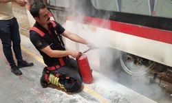 Tramvayda yangın paniği