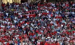 Türkiye - Paraguay maçını 68 bin 827 taraftar izledi