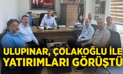 Ulupınar, Çolakoğlu ile Devrek'in yatırımlarını görüştü