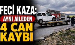 Feci kaza: Aynı aileden 4 can kaybı