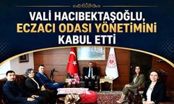 Vali Hacıbektaşoğlu, Eczacı Odası yönetimini kabul etti