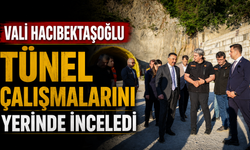 Vali Hacıbektaşoğlu, Kilimli-Çatalağzı Tünel Projesi sahasında incelemede bulundu