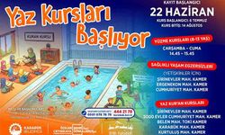 Yaz kursları için kayıtlar başladı