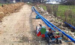 Yeni içme suyu hatları çekilmeye devam ediyor