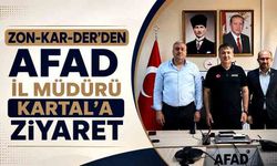 Zon-Kar-Der’den AFAD İl Müdürü Kartal’a ziyaret