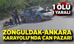 Zonguldak-Ankara Karayolu'nda kaza: 1 ölü, 1 ağır yaralı