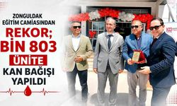 Zonguldak eğitim camiasından rekor; bin 803 ünite kan bağışı yapıldı
