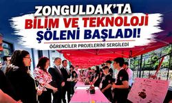 Zonguldak’ta bilim ve teknoloji şöleni başladı! Öğrenciler projelerini sergiledi