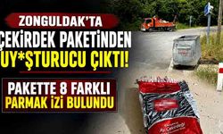Zonguldak'ta çekirdek paketinden uy*şturucu çıktı! Pakette 8 farklı parmak izi bulundu