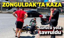 Zonguldak'ta motosiklet kazası: 1 kişi yaralandı