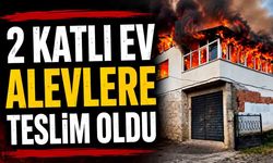 Alevlere teslim olan ev kullanılmaz hale geldi