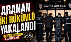 Aranan iki hükümlü yakalandı