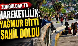 Zonguldak’ta hareketlilik: Yağmur gitti sahil doldu